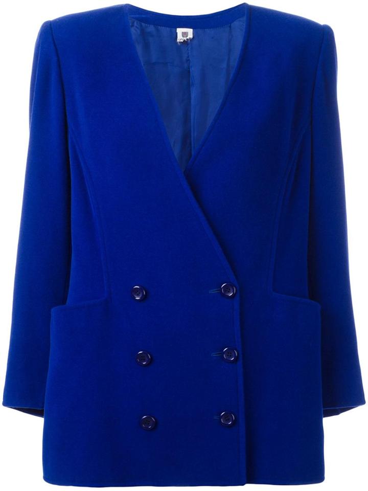 Emanuel Ungaro Vintage Boxy Fit Jacket - Blue