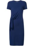 Michael Michael Kors Side Tie Midi Dress - Blue