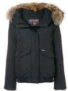 Woolrich Fur Hooded Jacket - Blue