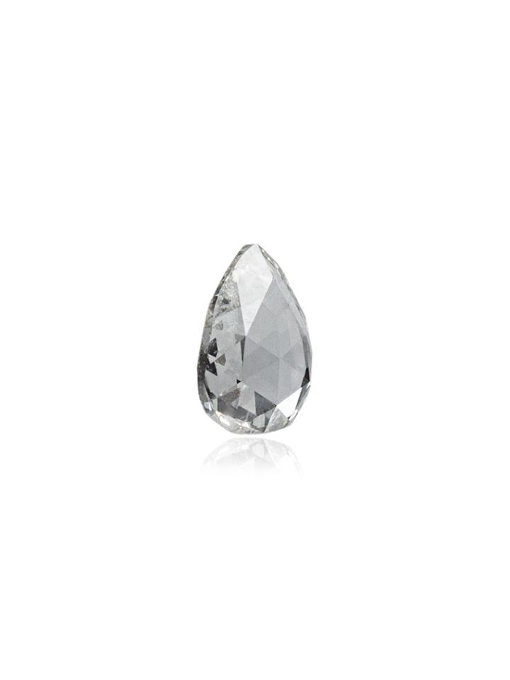 Loquet White Gold Diamond Heart Necklace - Metallic
