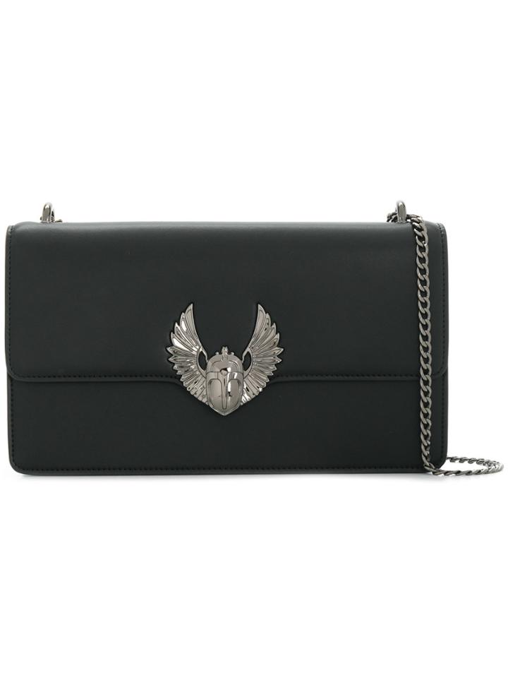 Frankie Morello Flap Shoulder Bag - Black