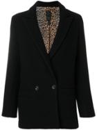 Dondup Double Breasted Jacket - Black