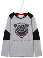 Philipp Plein Kids 'nashville' T-shirt, Boy's, Size: 12 Yrs, Grey
