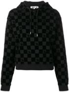 Mcq Alexander Mcqueen Checked Pull-over Hoodie - Black
