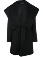 Balmain Oversize Notched Lapel Coat