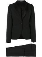 Tagliatore - Slim Shawl Collar Suit - Women - Spandex/elastane/cupro/virgin Wool - 40, Black, Spandex/elastane/cupro/virgin Wool