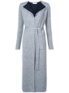 Gabriela Hearst Contrast Lining Cardigan Coat - Grey
