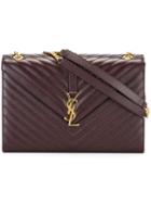 Saint Laurent Quilted Envelope Satchel