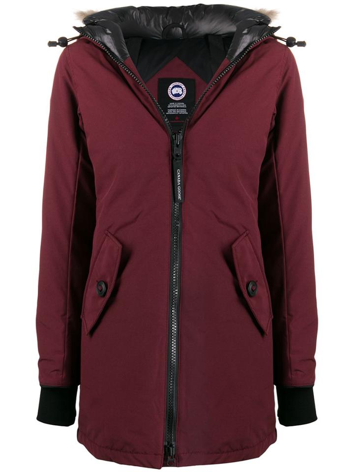 Canada Goose Rosemont Parka Coat - Red