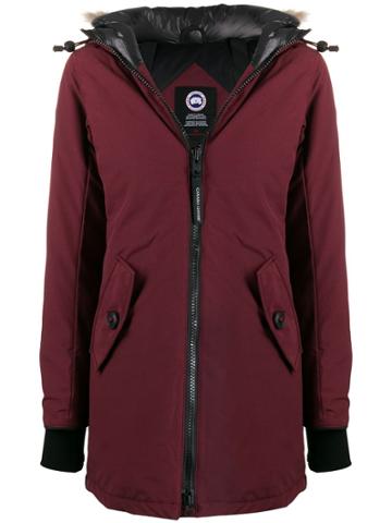 Canada Goose Rosemont Parka Coat - Red