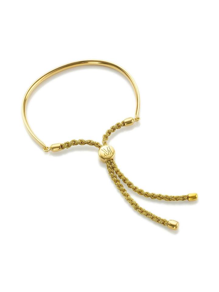 Monica Vinader Fiji Gold Metallica Bracelet