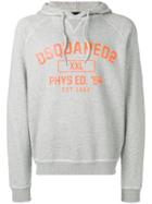 Dsquared2 Logo Hooded Sweatshirt - Grey