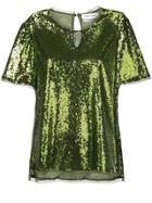 Prabal Gurung Thomson Sequined T-shirt - Green