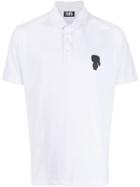 Karl Lagerfeld Karl Badge Polo Shirt - White