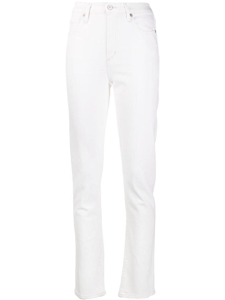 Citizens Of Humanity Plain Slim-fit Trousers - White