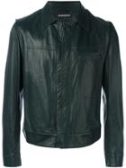 Ann Demeulemeester Patch Pocket Zipped Jacket - Green