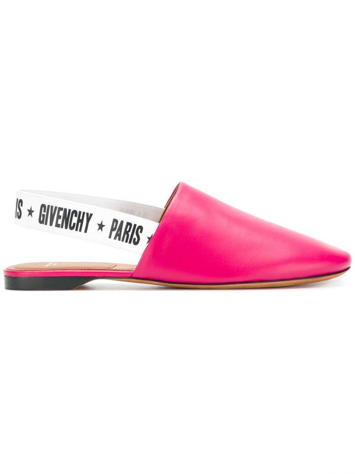 Givenchy Slingback Mules - Pink & Purple