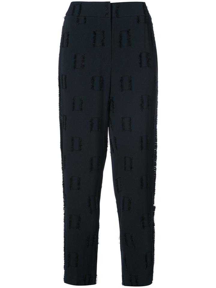 Derek Lam 10 Crosby Tapered Trouser - Blue