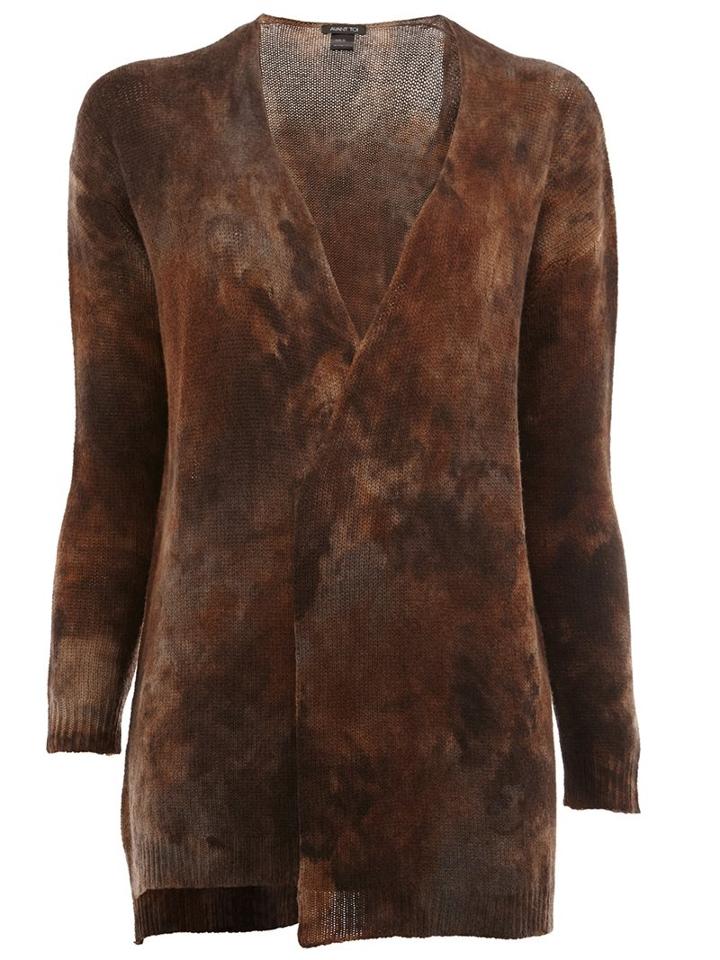 Avant Toi Tie-dye Cardigan, Women's, Size: Medium, Brown, Cashmere