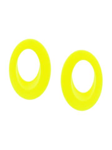 Ribeyron Oval Earrings - Yellow & Orange