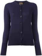 Vivienne Westwood Anglomania Classic Cardigan, Women's, Size: Xl, Blue, Virgin Wool
