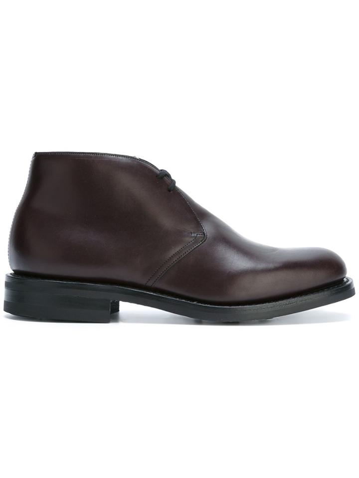 Church's 'ryder' Boots - Pink & Purple