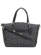 Coach Prairie Printed Satchel - Black