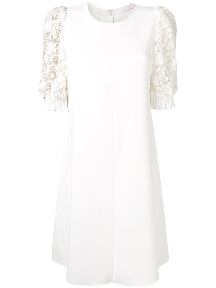 See By Chloé Crocheted Detail Summer Dresss - White