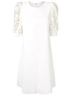See By Chloé Crocheted Detail Summer Dresss - White