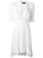 Isabel Marant V-neck Dress, Women's, Size: 38, Nude/neutrals, Silk/spandex/elastane/cotton