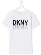 Dkny Kids - Teen Logo Print T-shirt - Kids - Cotton - 16 Yrs, Boy's, White