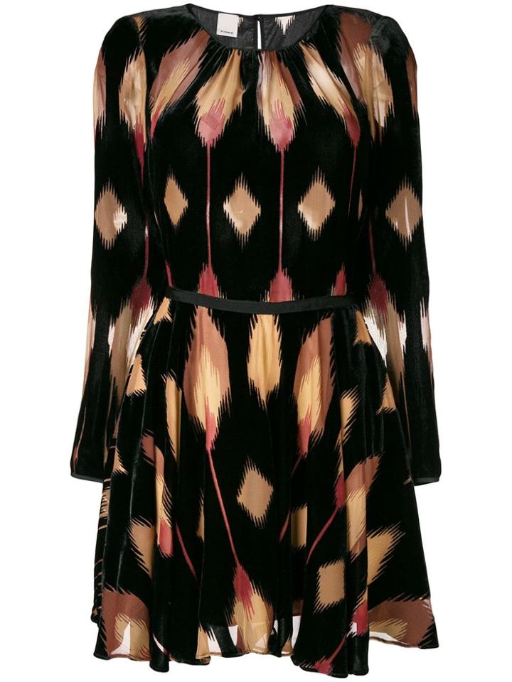 Pinko Long Sleeved Dress - Black
