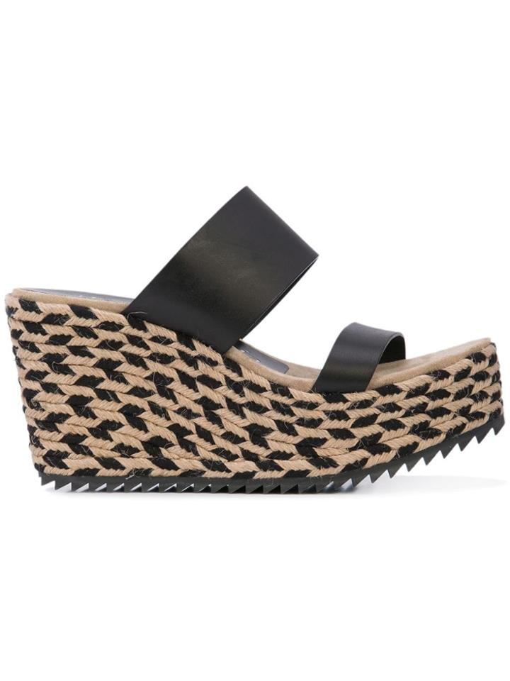 Pedro Garcia Pillia Espadrilles - Black