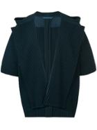 Homme Plissé Issey Miyake Hooded Pleated Jacket - Green