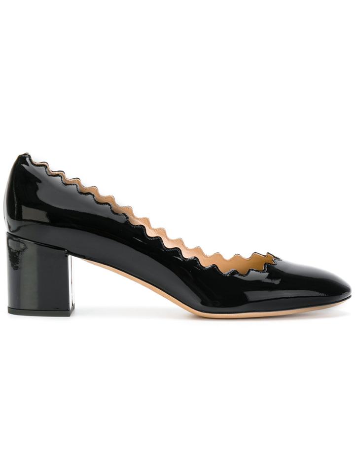 Chloé Lauren Patent Pumps - Black