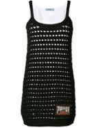Prada Mesh Knit Dress - Black