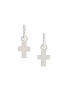 Isabel Lennse Xs Cross Pendant Earrings - Silver