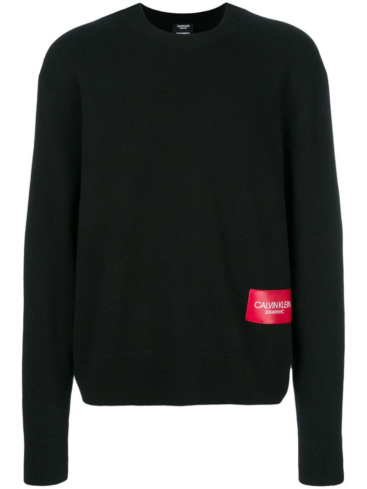 Calvin Klein 205w39nyc Logo Sweater - Black