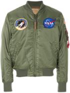 Alpha Industries Multi Patch Bomber Jacket - Green