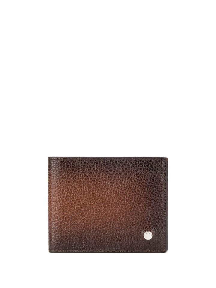 Orciani Bifold Leather Wallet - Brown
