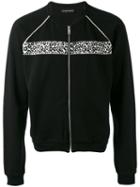 Alexander Mcqueen - Zip Up Cardigan - Men - Cotton/polyester/viscose - S, Black, Cotton/polyester/viscose