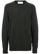 Paul Smith Ribbed Collar Nepped Sweater - Green