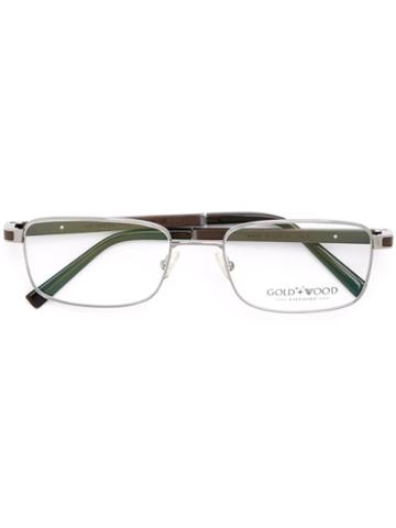 Gold And Wood 'i2665' Glasses