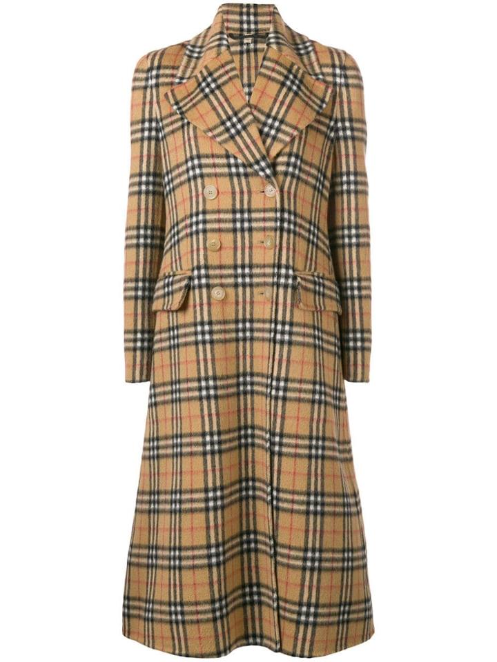 Burberry Classic Check Print Coat - Brown