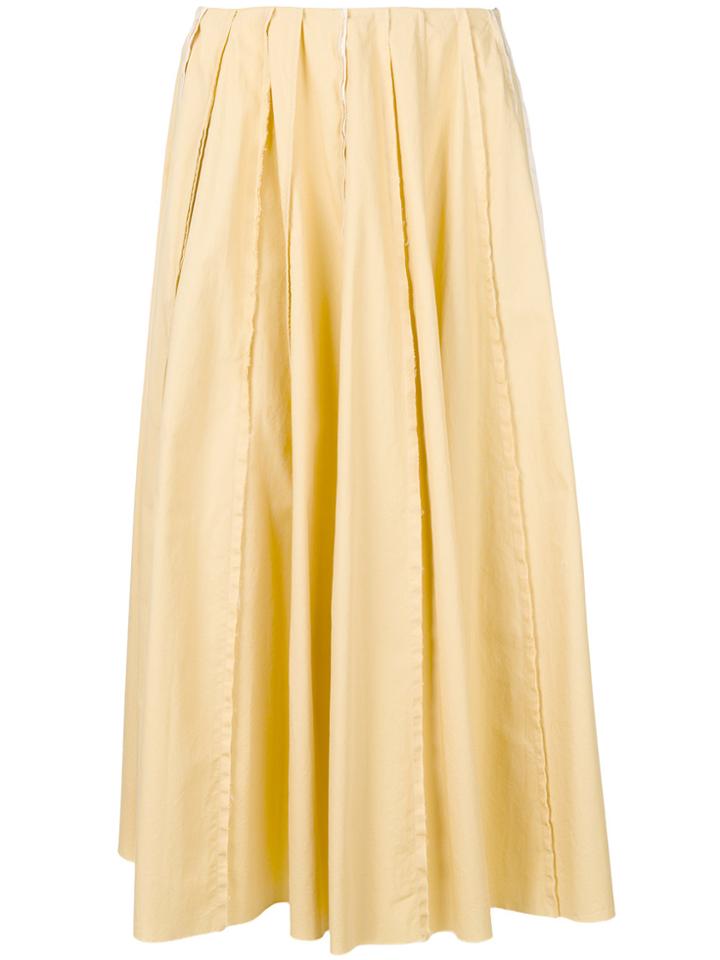 See By Chloé Seam Detail Maxi Skirt - Yellow & Orange