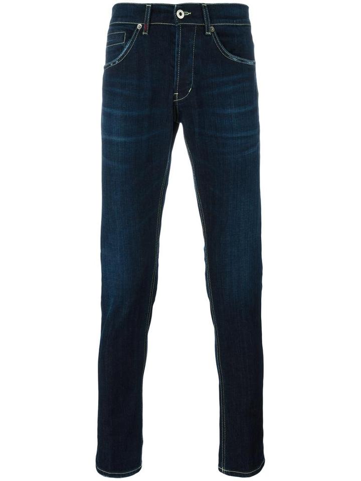 Dondup Slim-fit Jeans, Men's, Size: 36, Blue, Cotton/polyester/spandex/elastane