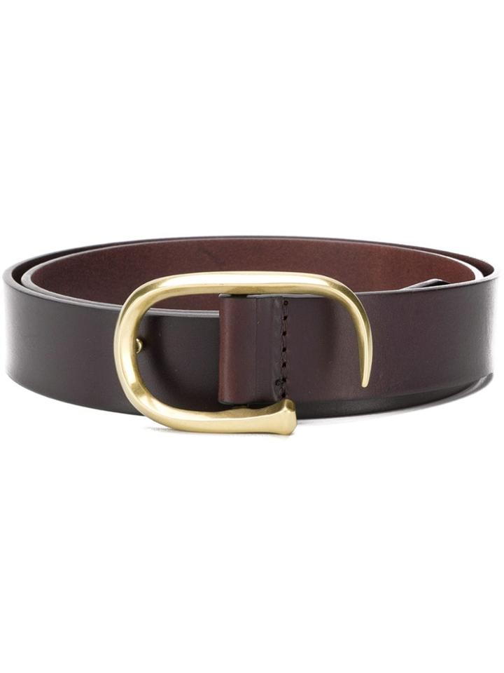 Orciani Buckled Leather Belt - Brown