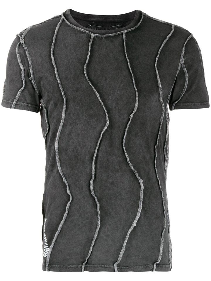 Martine Rose Distressed Panel T-shirt - Black