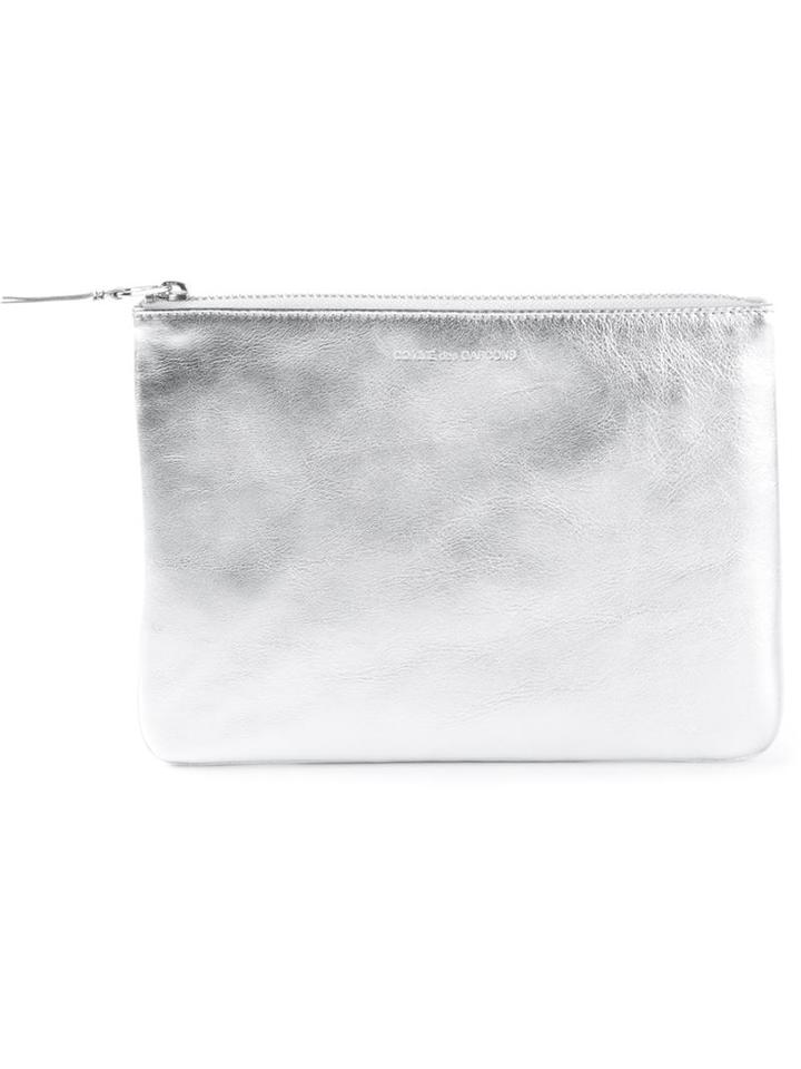 Comme Des Garçons Wallet Metallic Pouch