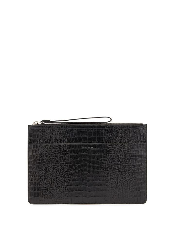 Giuseppe Zanotti Elton Pouch - Black